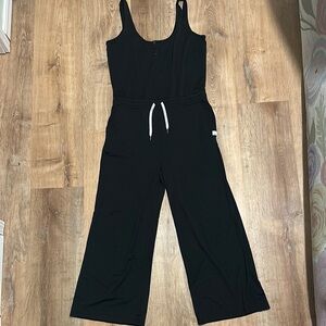 Vuori Black Sleeveless Jumpsuit